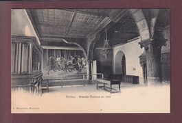 Château de CHILLON - Grande cuisine - fresque