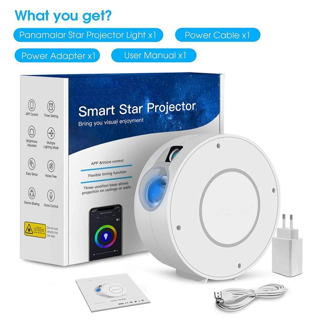 Proiettori: Smart Sternenhimmel Projektor, WLAN LED – Nuovo e nell'imballaggio originale da Bülach venduto da StoreInShop.com 4