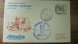 Swissair Napoli - Zürich 01.04.1971