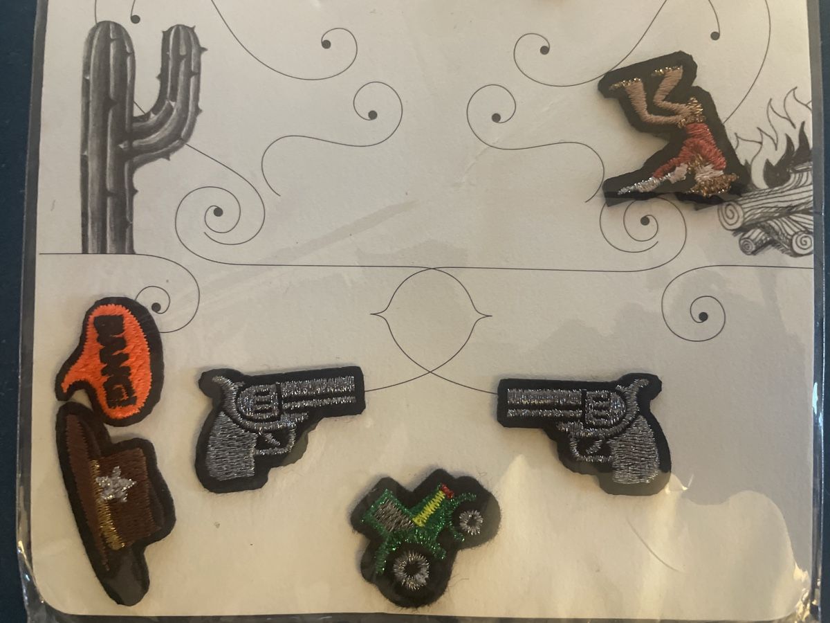 Patches: Toppe termoadesive Macon&Lesquoy tema Far West/Cowboy! – Neu und originalverpackt aus bern von blu00 3