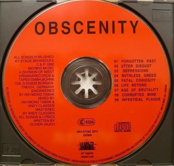 CD: Obscenity - Suffocated...(Sehr rar!) – Usato da St-Cergue venduto da VeganWarrior 1