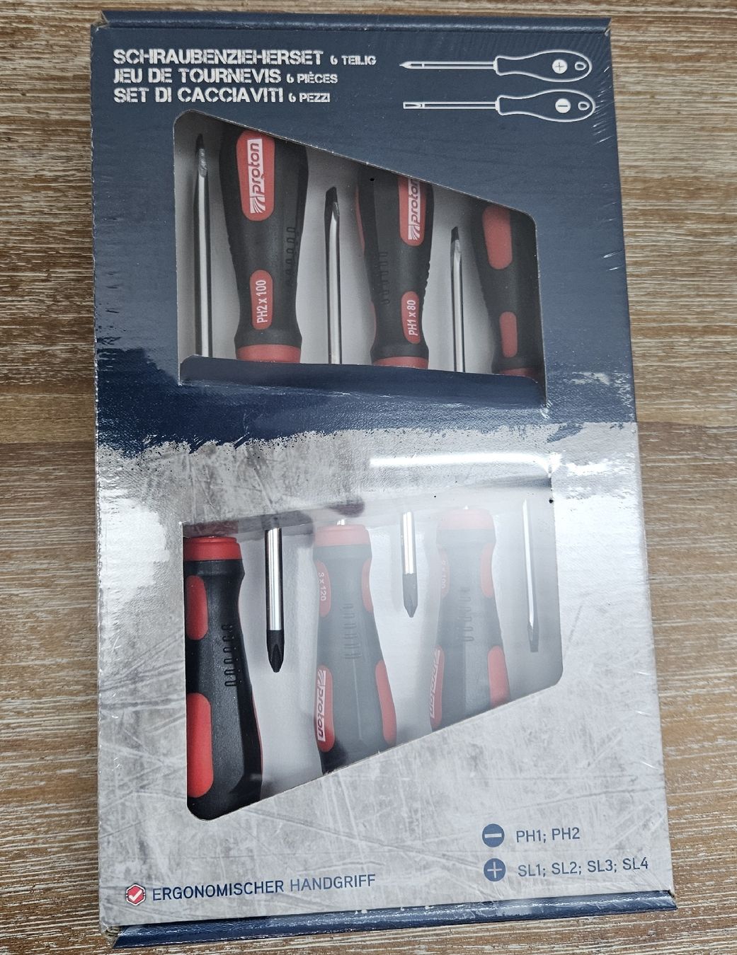 Alle Werkzeuge: Schraubenzieherset 6 Teilig – Neu und originalverpackt aus Uster von esko.swiss
