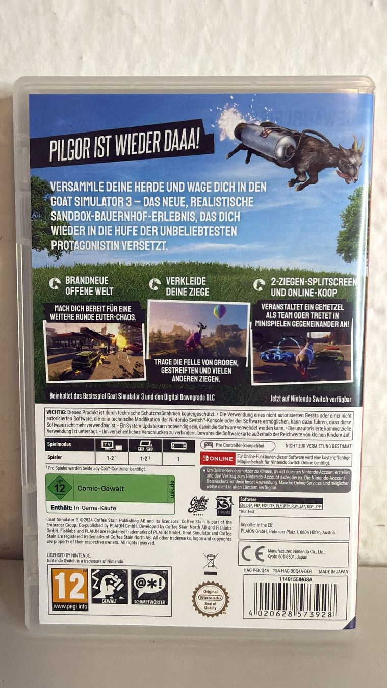 Jeux: Nintendo Switch Goat Simulator 3  – D'occasion à Ehrendingen par lax21 1