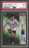 2006 PANINI GOAAAL! LIONEL MESSI WORLD CUP GERMANY PSA 9