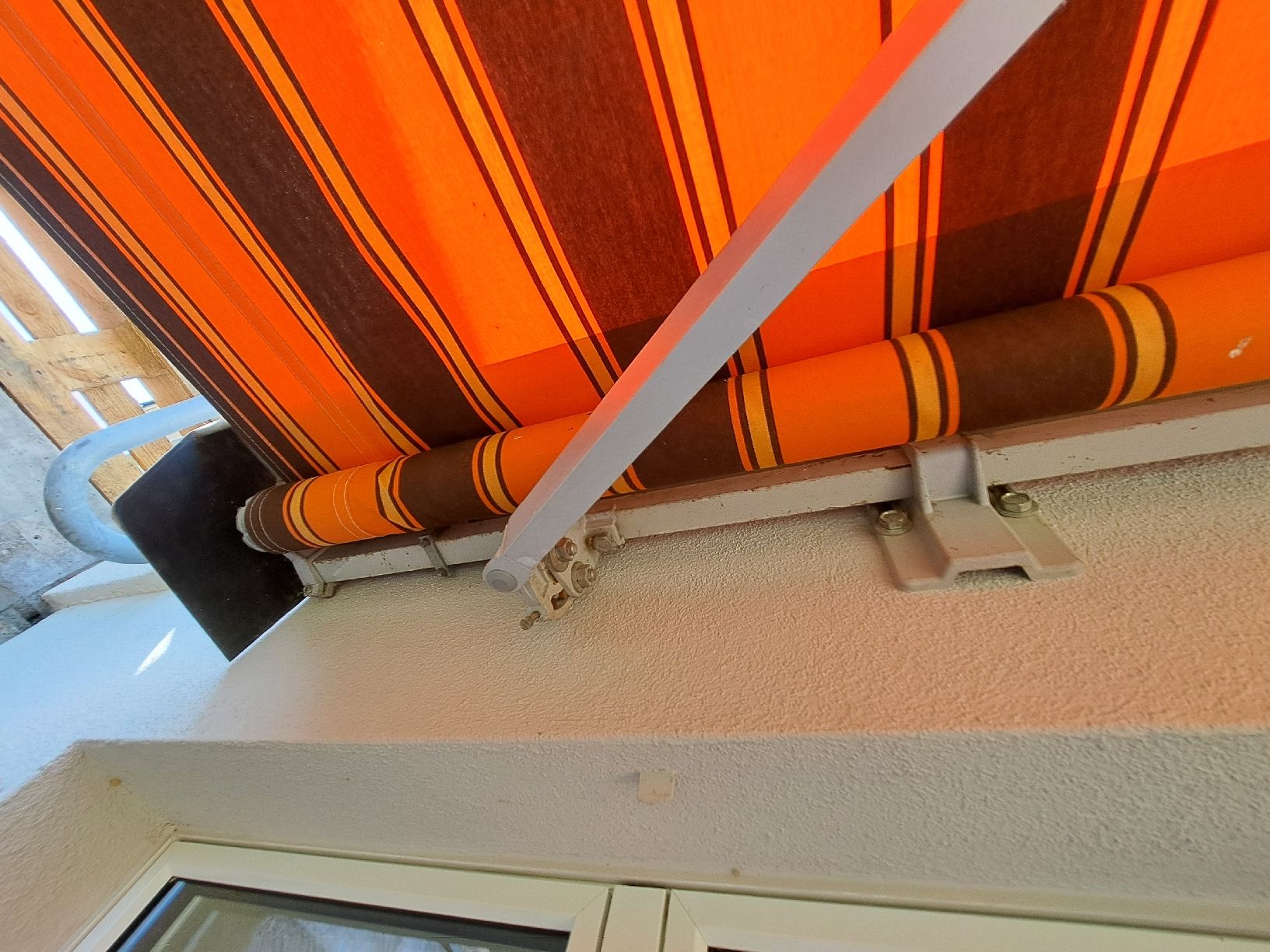 Tende da sole: Sonnenstore orange-braun gestreift Breite 4.06m – Usato da Sins venduto da mch_z7dl 5