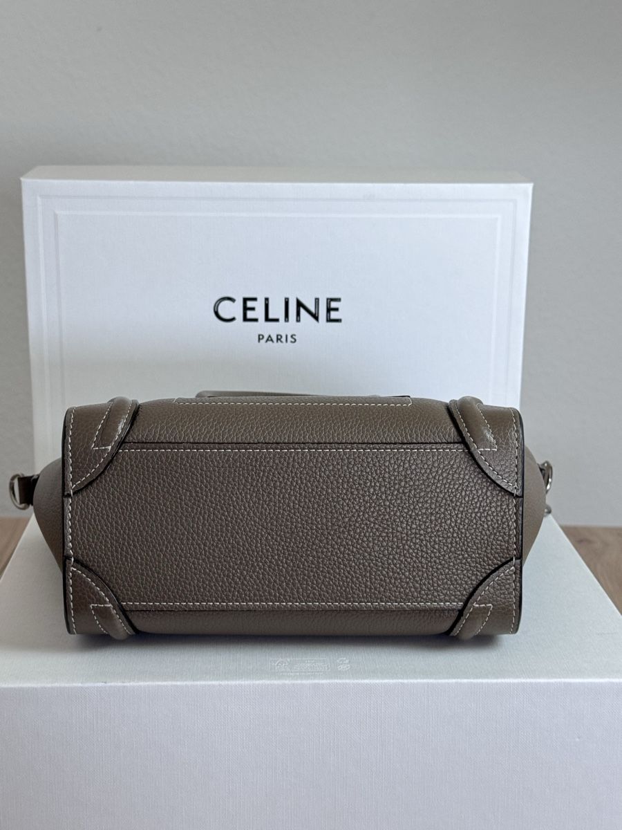 Celine Borse: Celine nano luggage bag – Usato da Basel venduto da ori_w7wq 6
