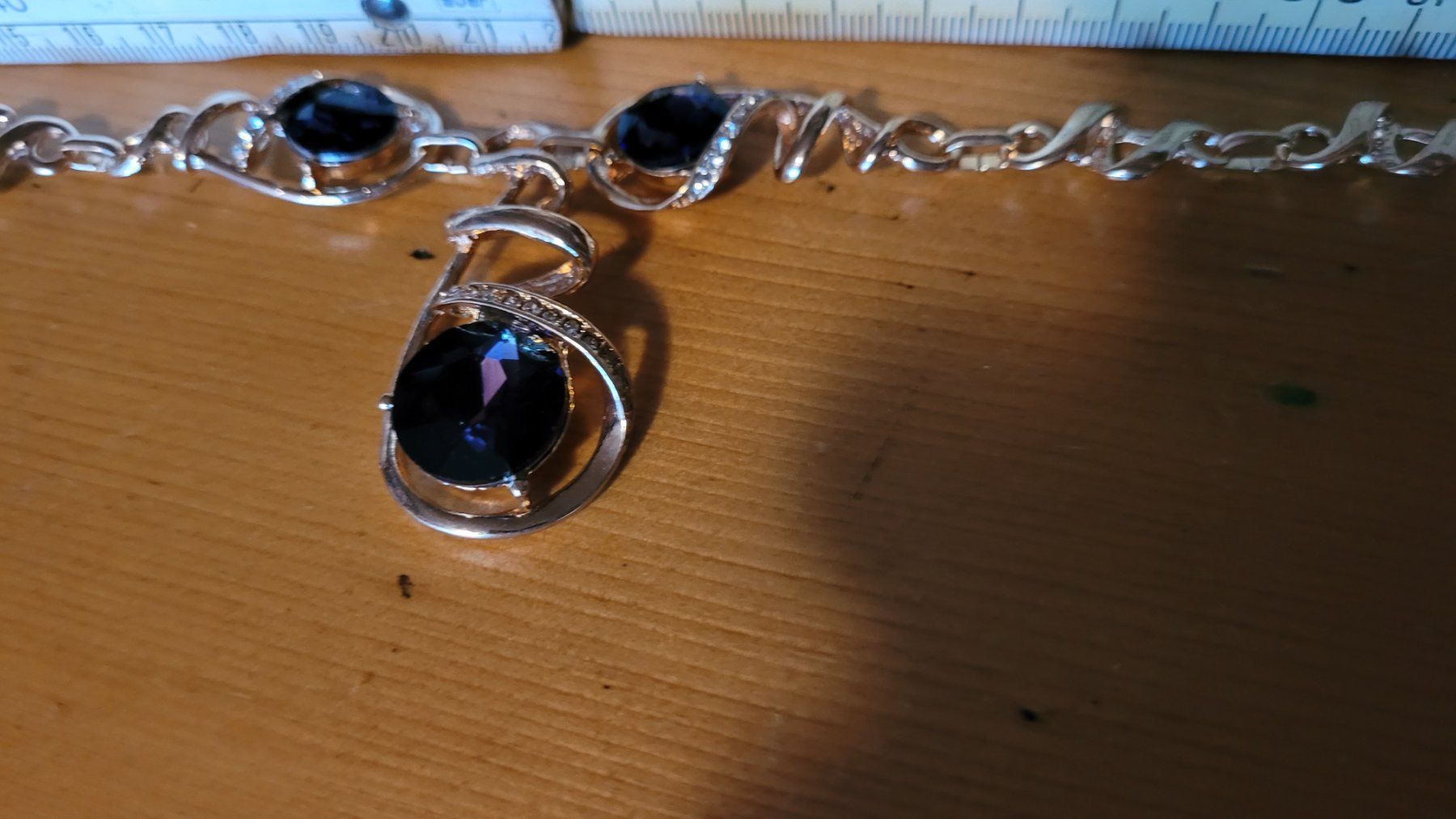 Sonstiger Schmuck: Goldfarbener Modeschmuck - Kombination mit violettem Stein – Neu (gemäss Beschreibung) aus Courtételle von Anais72 9