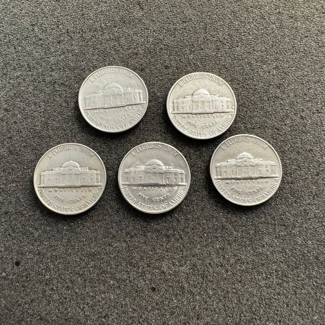 Toutes les monnaies: 5 x 5  Cent USA – D'occasion à Reitnau par tb-muenzen 1