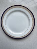 Meissen Porzellan Teller kobaltblau gold