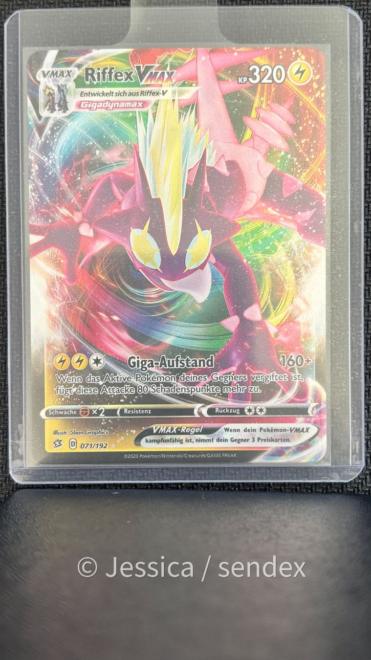 Pokémon Carte collezionabili: Riffex VMAX (RCL DE 071/192) – Nuovo (secondo la descrizione) da Herisau venduto da jes_q9mj