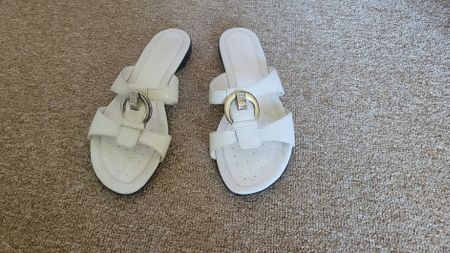 Geox Sandalen Gr.38 Weiss Magnifique 