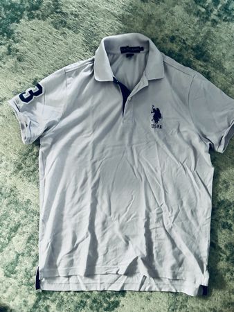 U.S. Polo Assn. Shirt, Gr. L – Elegantes Lila, neuwertig