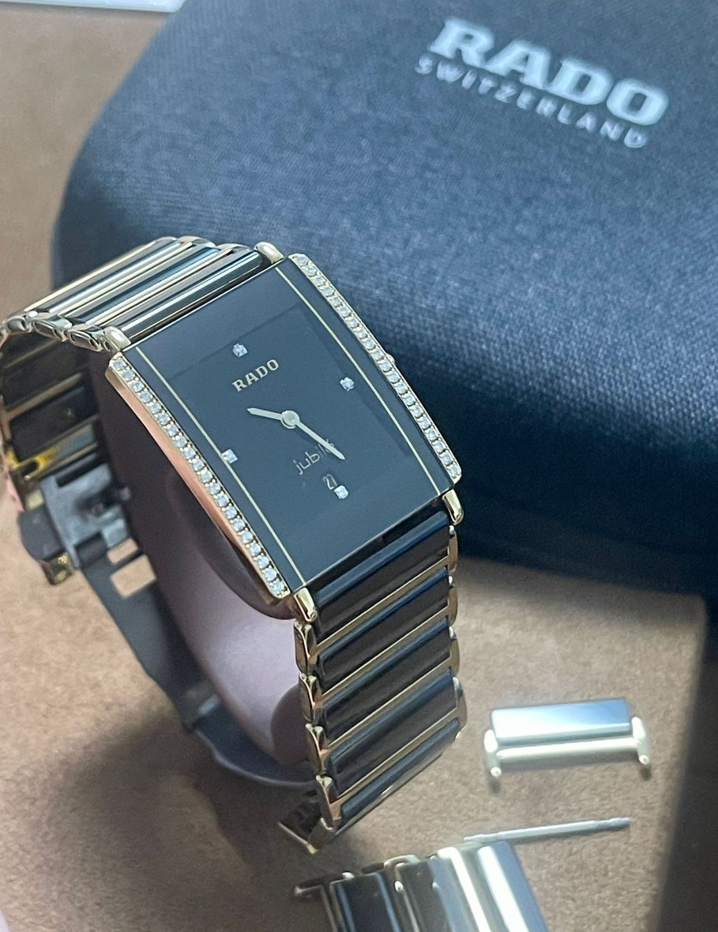 Rado Uhren: Rado Jubilé XL mit Diamanten – Gebraucht aus Waldkirch von  7