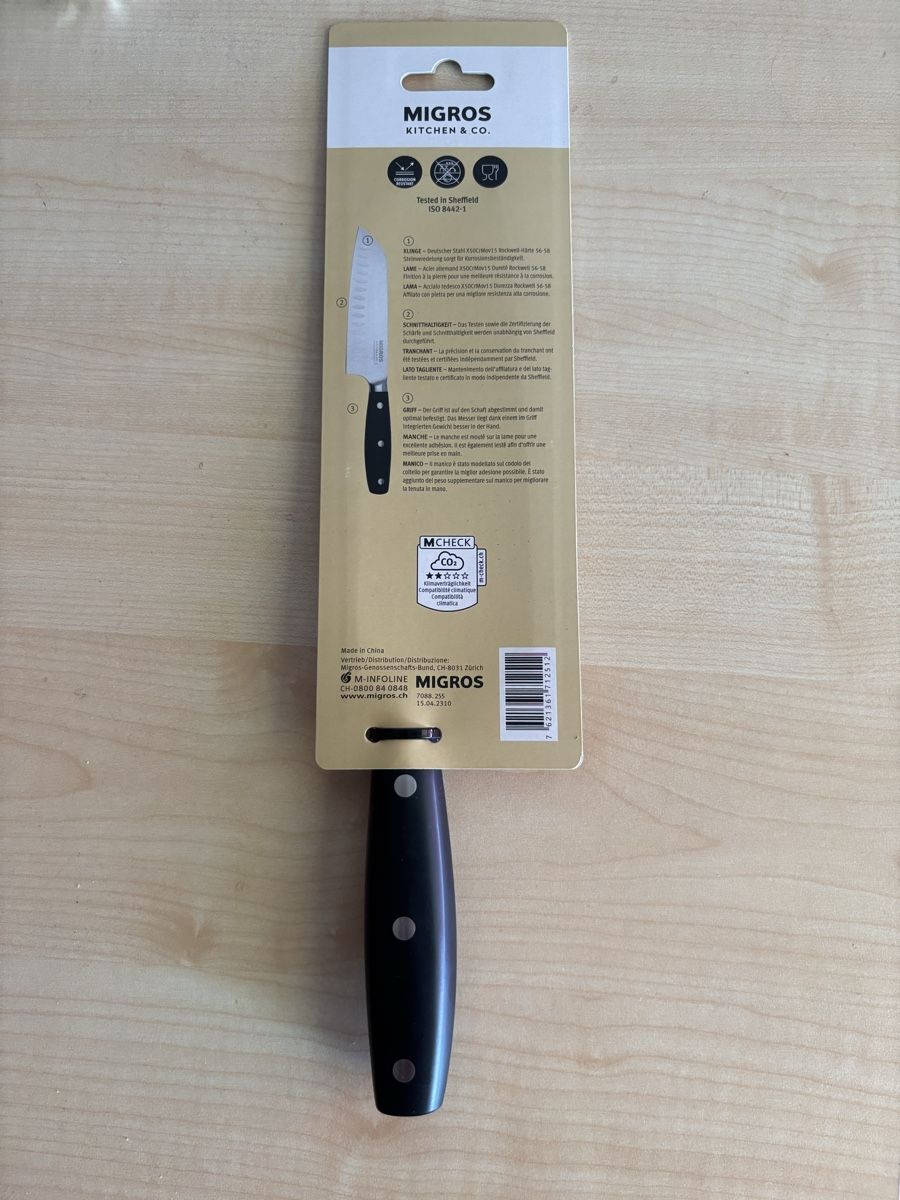 Coltelli da cucina: Messer Migros – Nuovo e nell'imballaggio originale da Oetwil an der Limmat venduto da EuropaFuchs 1