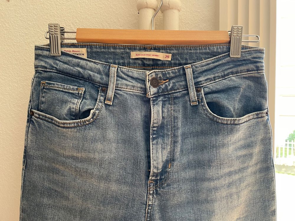 Jean MUGLER Taille 38/36 Neuf Avec étiquette - Coupe Droite Denim Bleu Pour Femme | Pantalon Grande Marque Luxe Collection