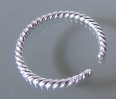 TARA STYLE rhodinierter Silber 925 Fingerring