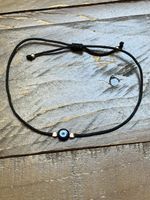 Evil Eye Armband mit Silber 925 Perlen