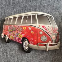 VW Camper Hippy Metal Art