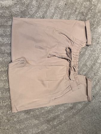 Clockhouse beige relaxed fit trousers size S