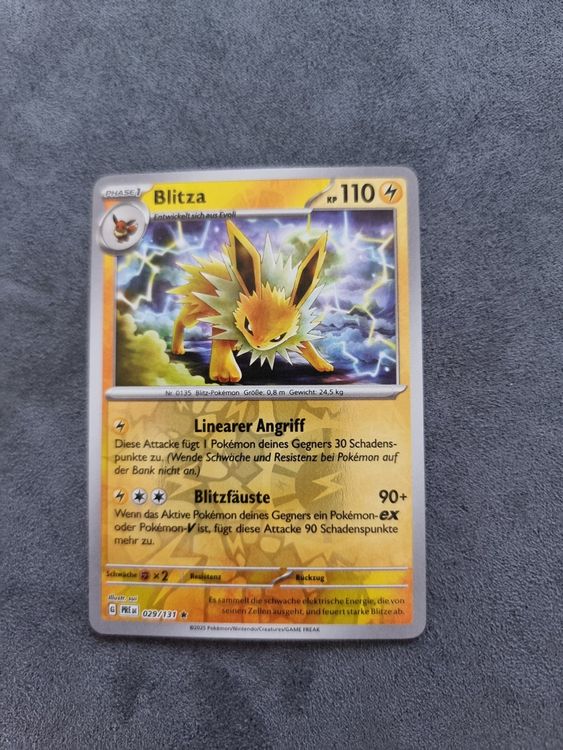 Pokémon Prismatic Blitza reverse 029/131 🇩🇪 (Neu (gemäss Beschreibung ...