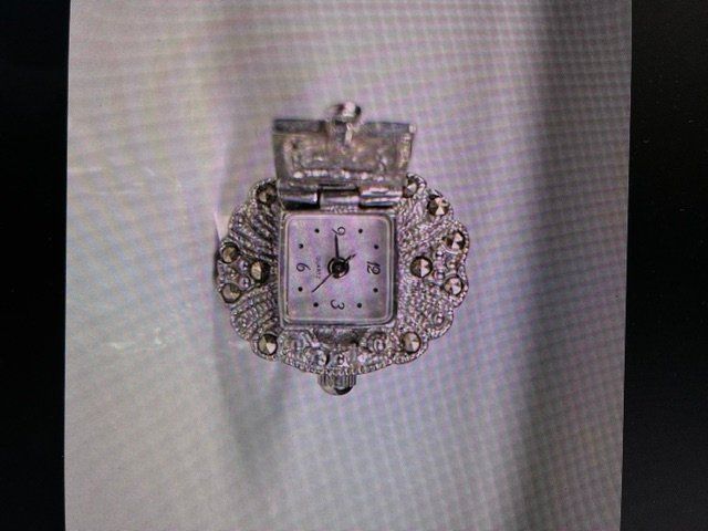 Ringe: BAGUE-MONTRE-STRASS-MéTAL GRIS – Gebraucht aus Evilard von nenette01