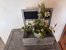 Vintage Holzbox für Pflanzen