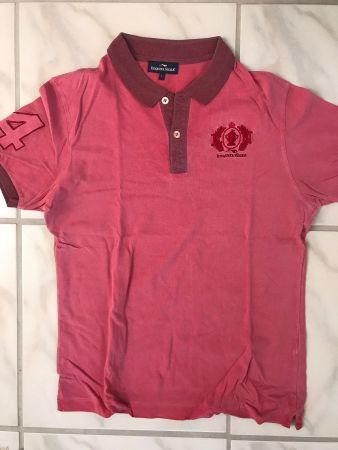 Etiqueta negra polo, pink, L