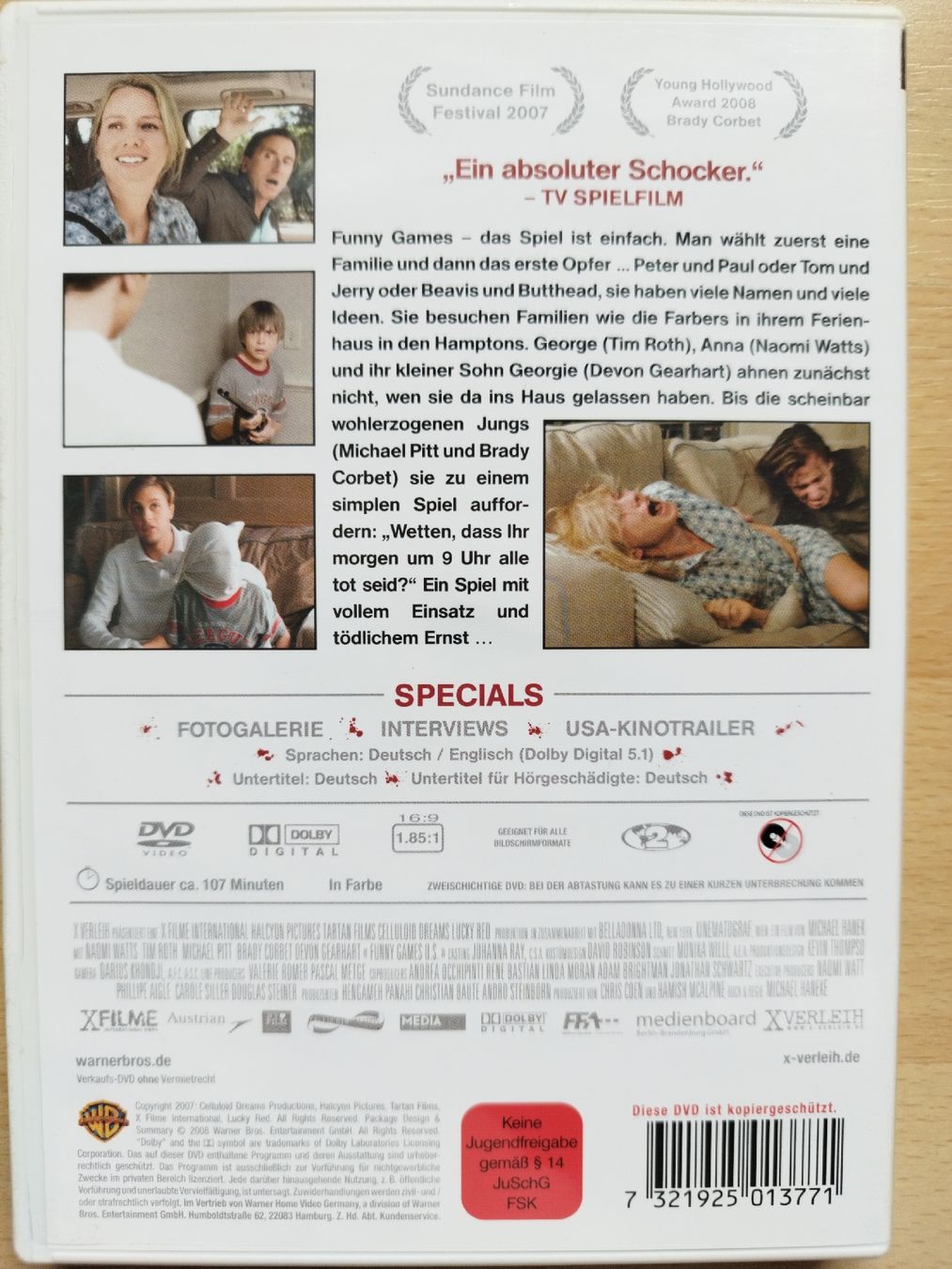 Tutti i DVDs: DVD - Funny Games U.S. - Horror Thriller – Usato da Rhäzüns venduto da Badihuelsa 1