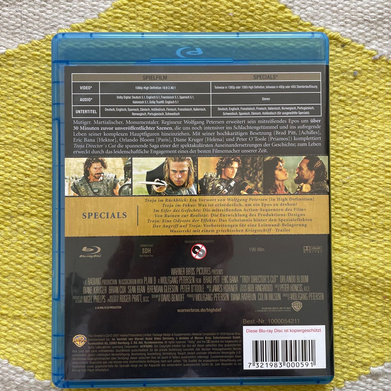 Tutti i DVDs: TROJA-BLU RAY TROJA – Usato da Rorschacherberg venduto da CD-Roli 1