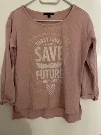 Tally Weijl Pulli rosa Gr. S Damen Sweatshirt Herbst