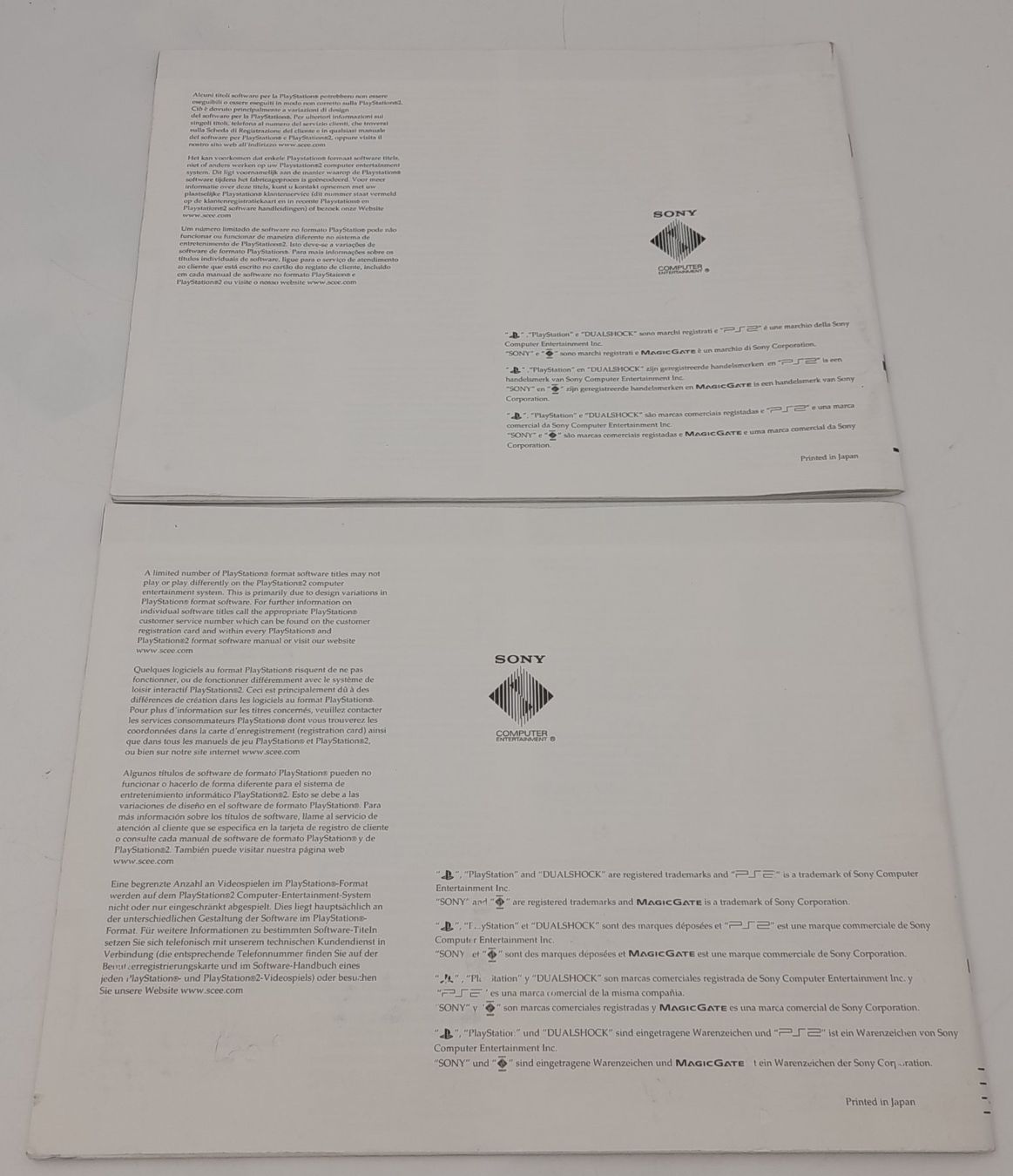 Sony Konsolen: Modes d’emploi Sony pour PS2 SCPH-30004 – Gebraucht aus St-Sulpice VD von Davyd-a-Doc 2