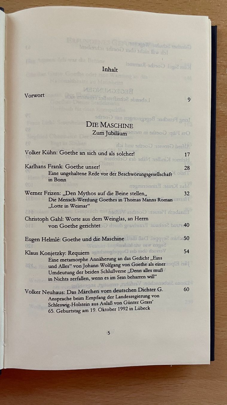 Libri: Im Namen Goethes! – Usato da Glattfelden venduto da cybermaxx 2
