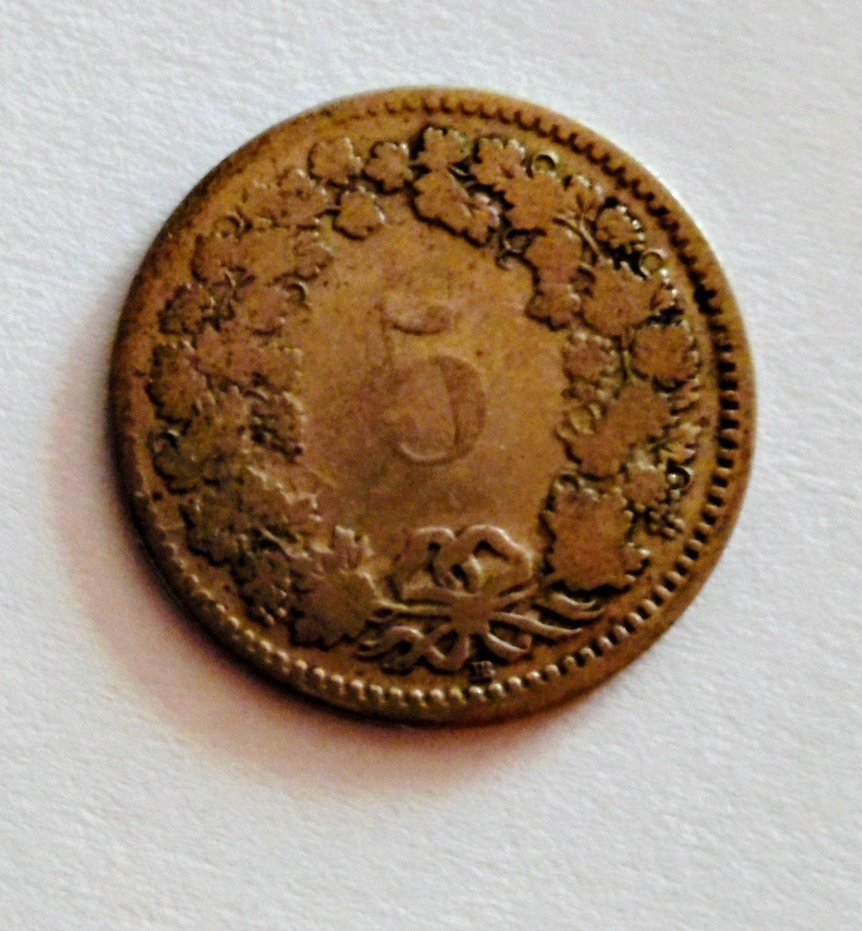 Tutti le monete: 5 Räppler 1850 bis 1919 – Usato da Winterthur venduto da Buchs0 1