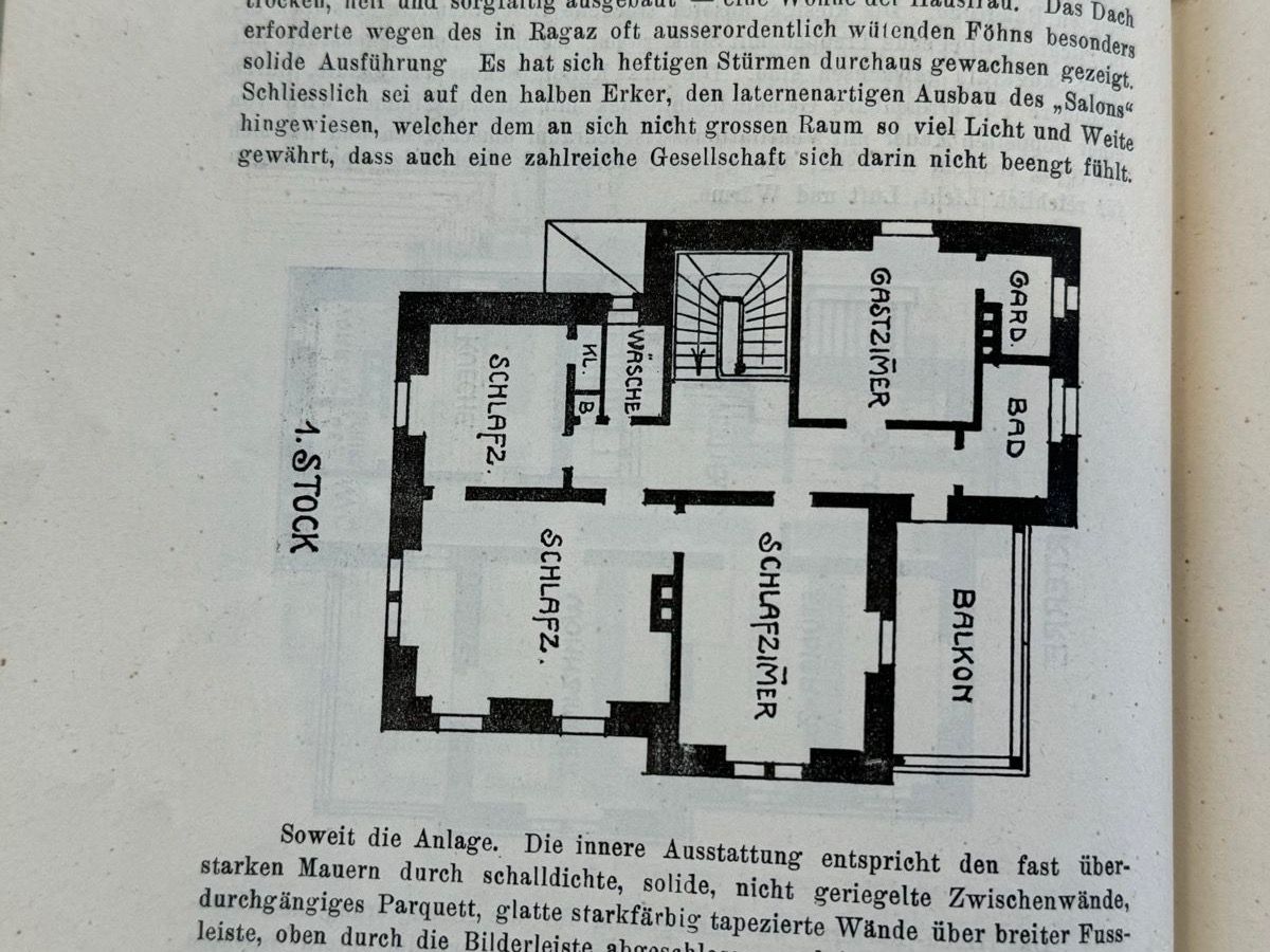 Livres: Ev Pfarrhaus Ragaz. Ein modernes Pfarrhaus 1908. Broschüre – D'occasion à Adliswil par buch_und_kunst 3