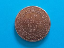 1 décime 1815 BB, France, 17g