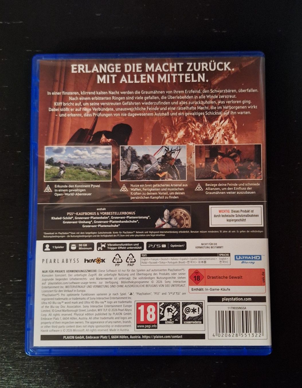 Giochi: Crimson Desert PS5 – Usato da Courfaivre venduto da Mercenaire 2
