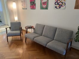 Ikea Couch - Modell Kolding 1960s mit Teak