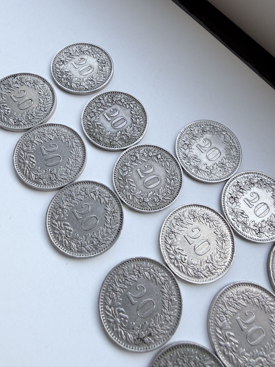 Tutti le monete: 20 Räppler Silber Sammlung – Usato da Zürich venduto da watch_trader 9
