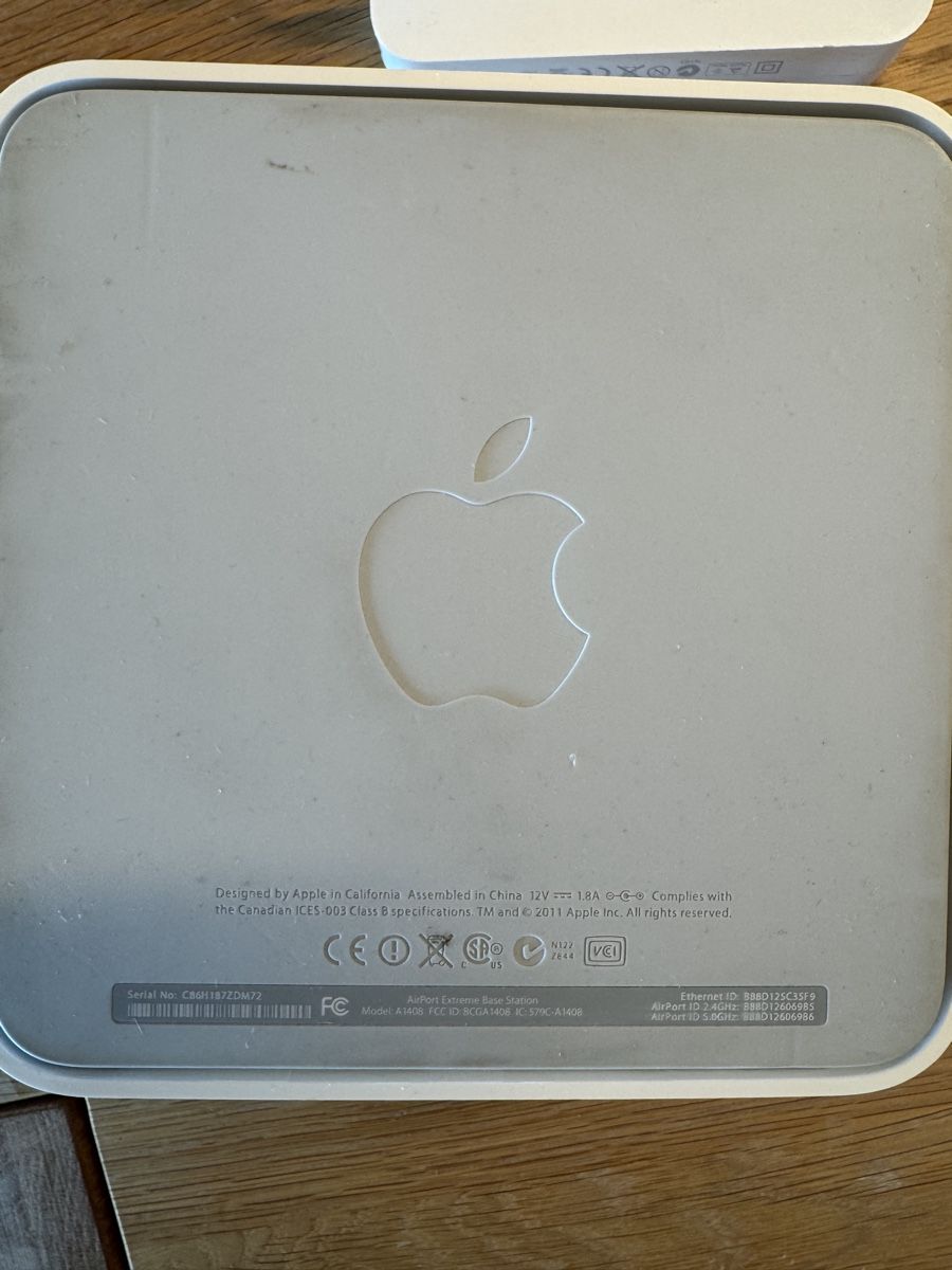 Apple Modem & Router: Apple AirPort Extreme A1408 – Usato da Bütschwil venduto da PPM-Sascha 3