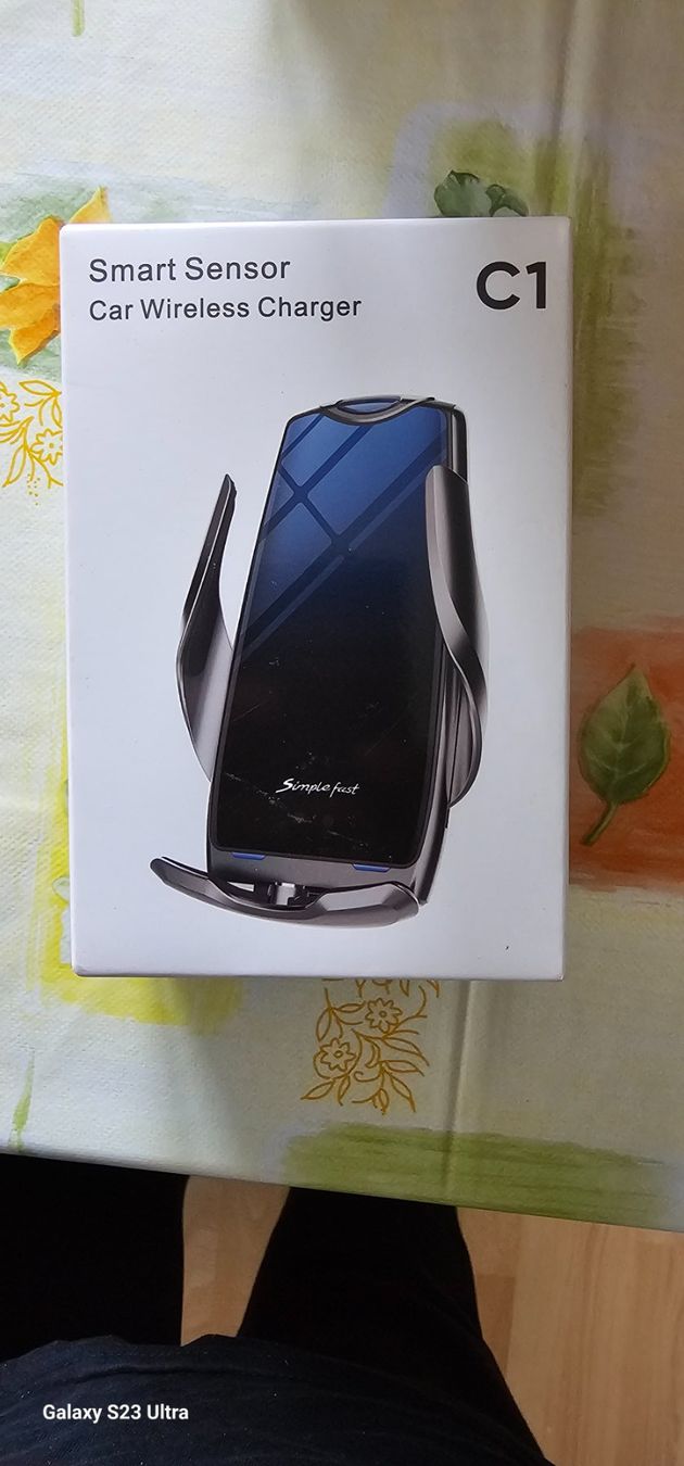 Caricabatterie: Auto Handyhalterung Wireless Charger Smart Sensor C1 – Nuovo e nell'imballaggio originale da Ennetmoos venduto da berg2011