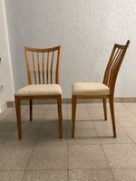 Vintage Holzstühle mit Polsterung im Horgenglarus stil