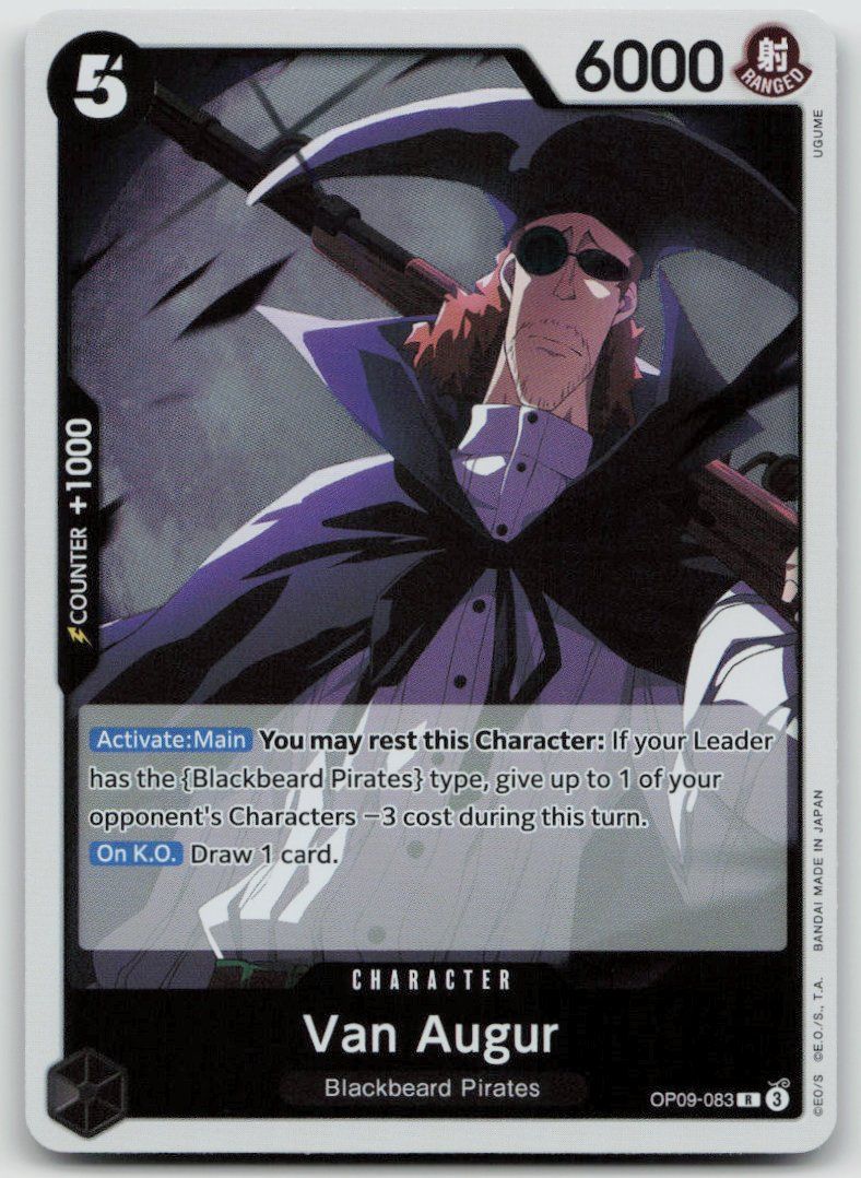 Bandai Carte collezionabili: One Piece Van Augur OP09-083 R – Usato da Lugano venduto da VlaseCard