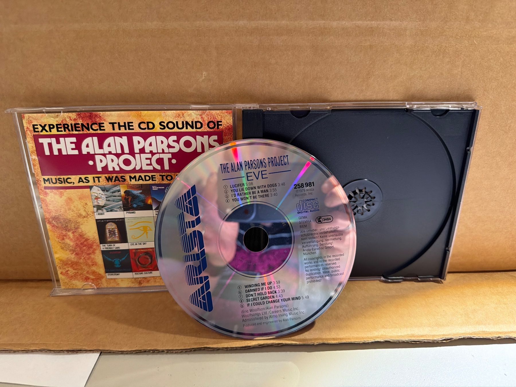 CD: The Alan  Parsons Project - Eve – Usato da St.Gallen venduto da CD_jalamusic 2