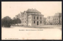 Neuchatel, Ecole de Commerce et Acadèmi
