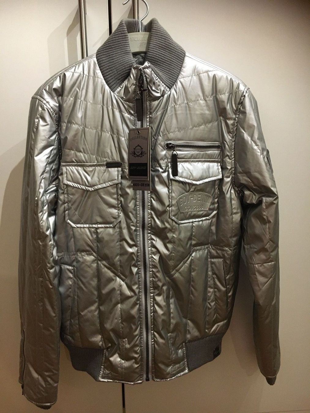 Giacche: GOV DENIM - Herren Jacke, silber, S – Nuovo (secondo la descrizione) da Luzern venduto da Jiggy_8898