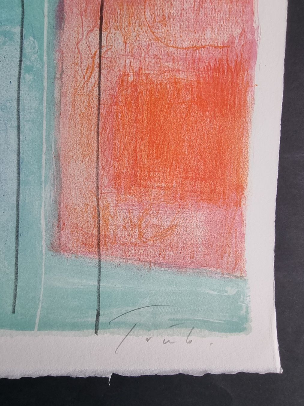 Grafica & Litografie: CHARLES TRÜEB LITHOGRAPHIE SIGNIERT NUMMERIERT – Usato da Gersau venduto da grafik-kunst 2