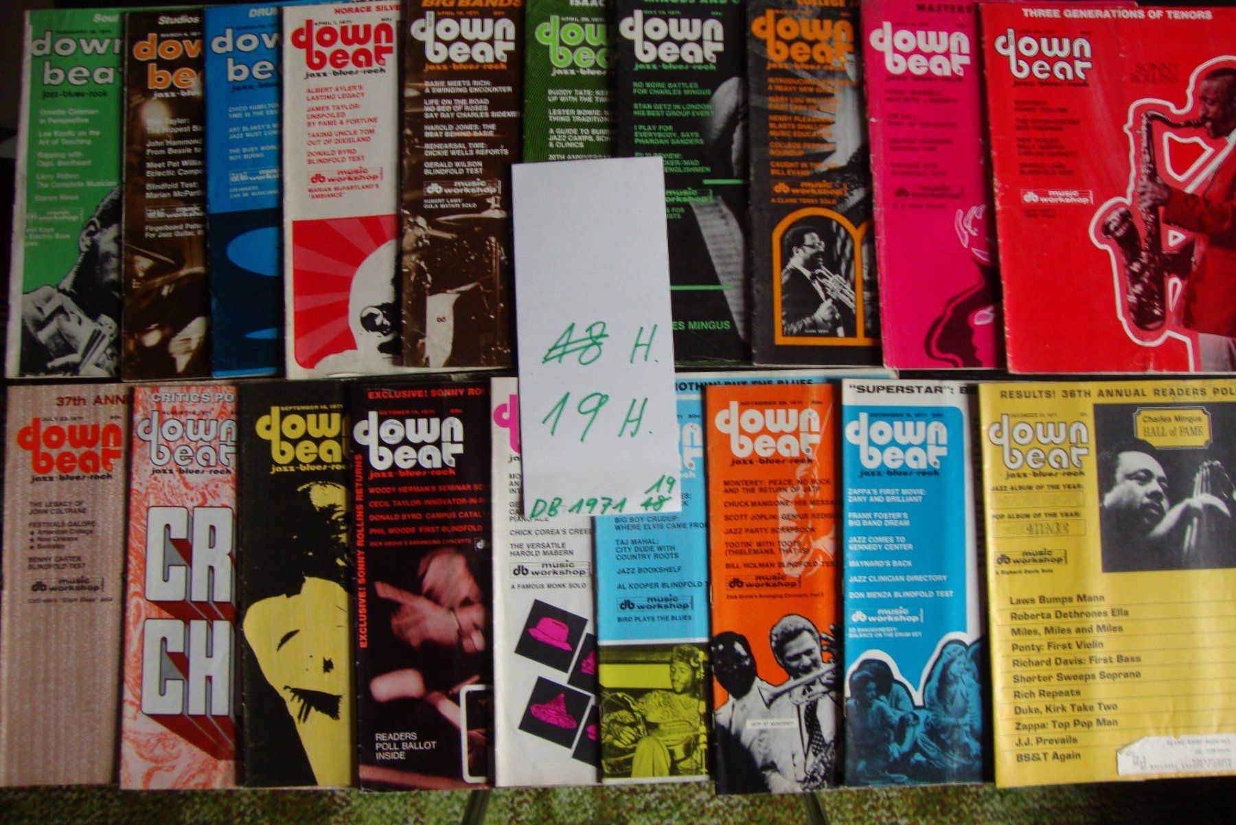 Zeitschriften & Magazine: DOWN BEAT JAZZ MAGAZIN 1971 - ein Bündel Hefte – Gebraucht aus Bern von carola31