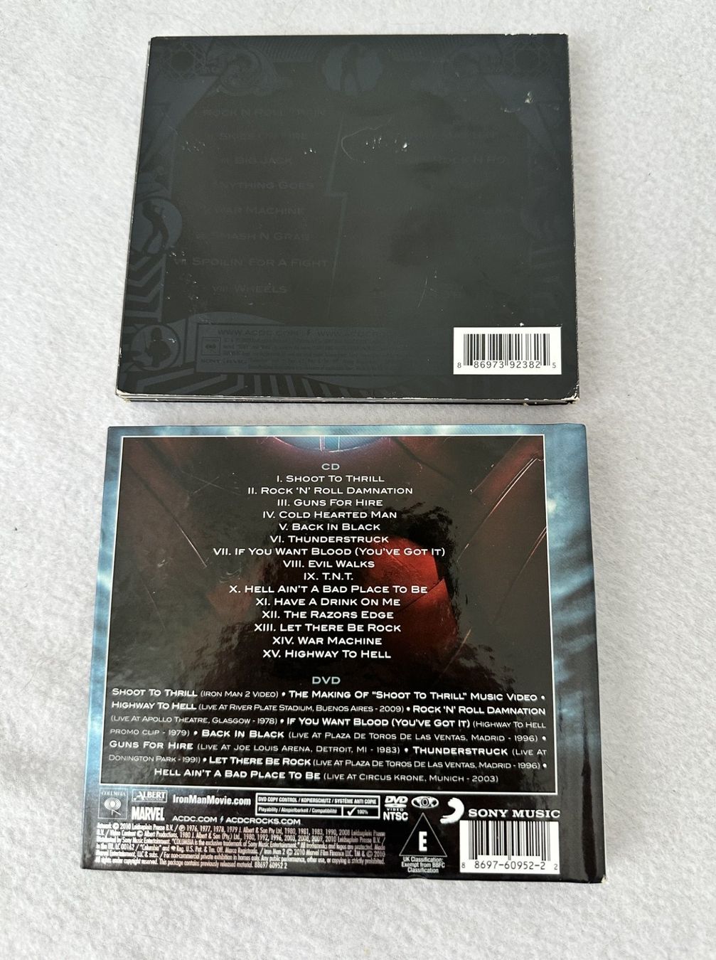 CD: AC/DC - CD-Set: Black Ice & Iron Man 2 Soundtrack – Usato da Auw venduto da beretta1966 1