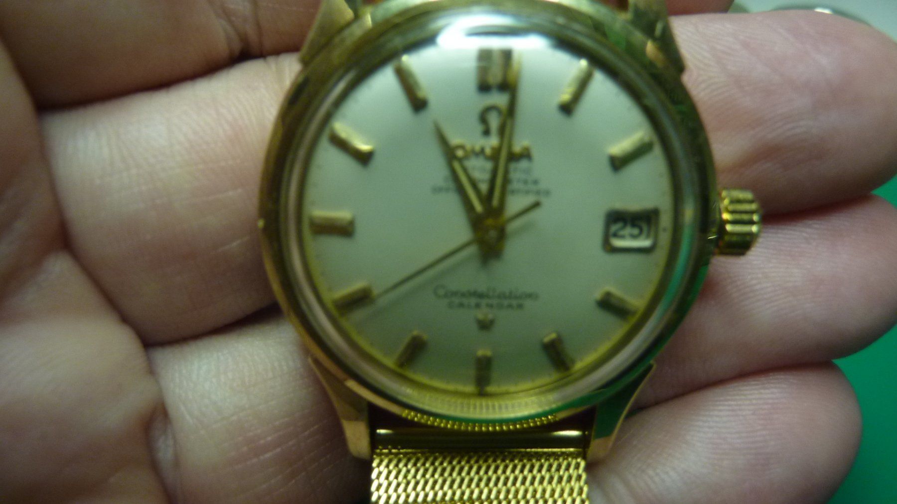 Omega Orologi: omega constellation vintage gold 14 k – Usato da Ittigen venduto da sebolino 6