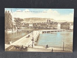 Genève - Le Pont des Bergues et le Salève